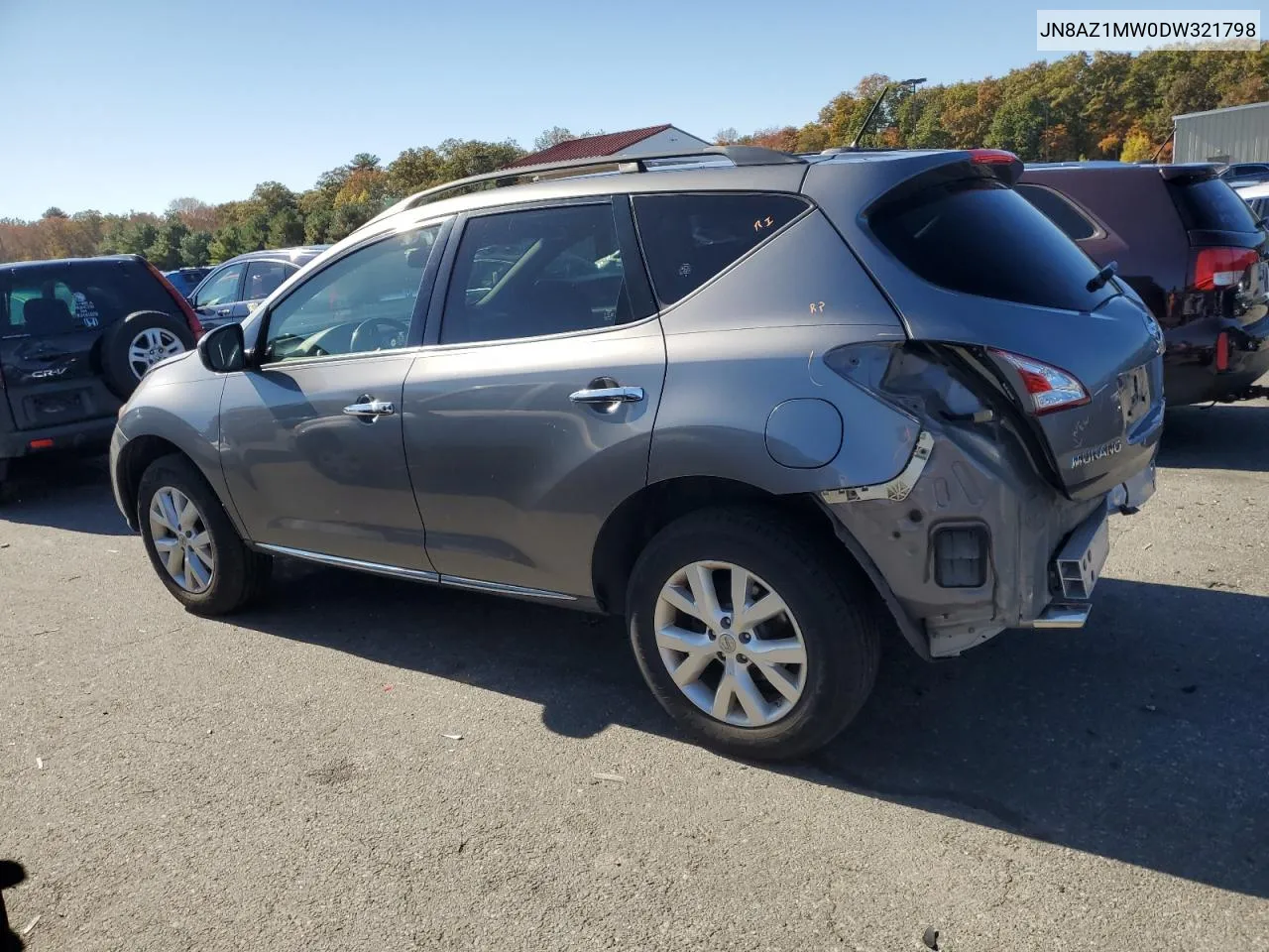 2013 Nissan Murano S VIN: JN8AZ1MW0DW321798 Lot: 76118774