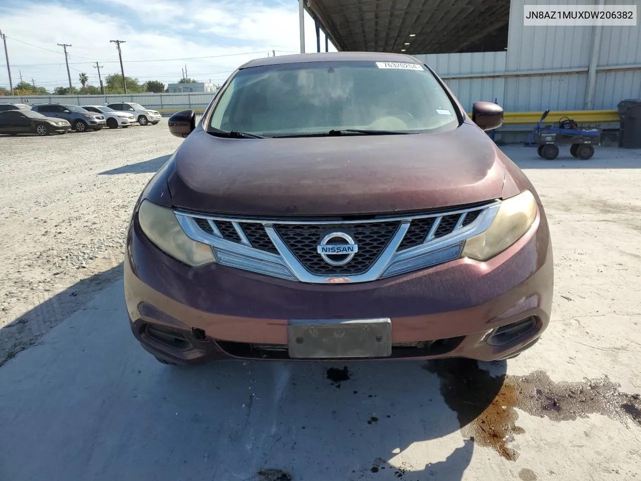 2013 Nissan Murano S VIN: JN8AZ1MUXDW206382 Lot: 76320204