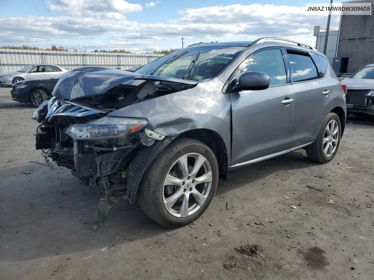 2013 Nissan Murano S VIN: JN8AZ1MW8DW309608 Lot: 76543884