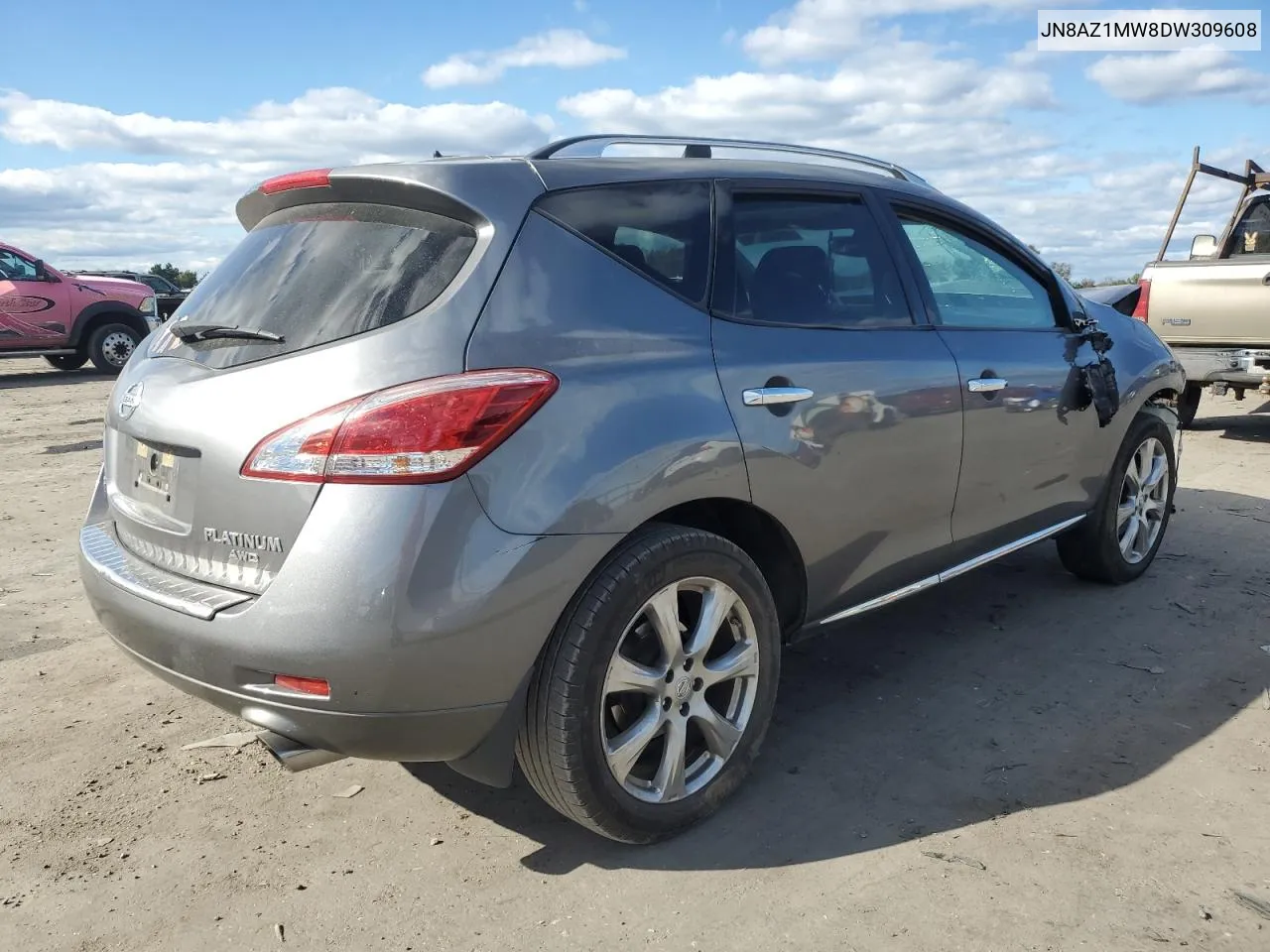 2013 Nissan Murano S VIN: JN8AZ1MW8DW309608 Lot: 76543884