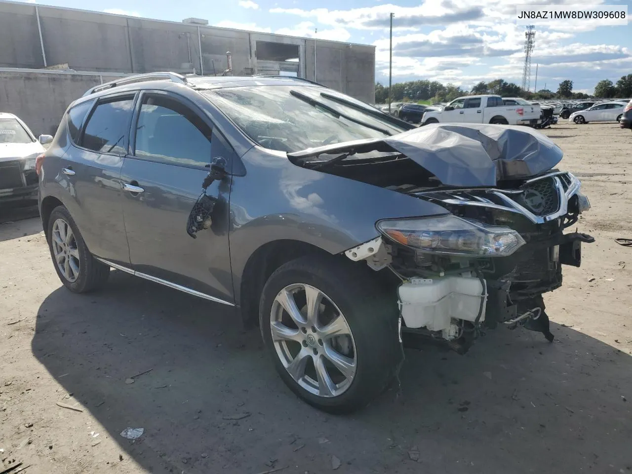 2013 Nissan Murano S VIN: JN8AZ1MW8DW309608 Lot: 76543884