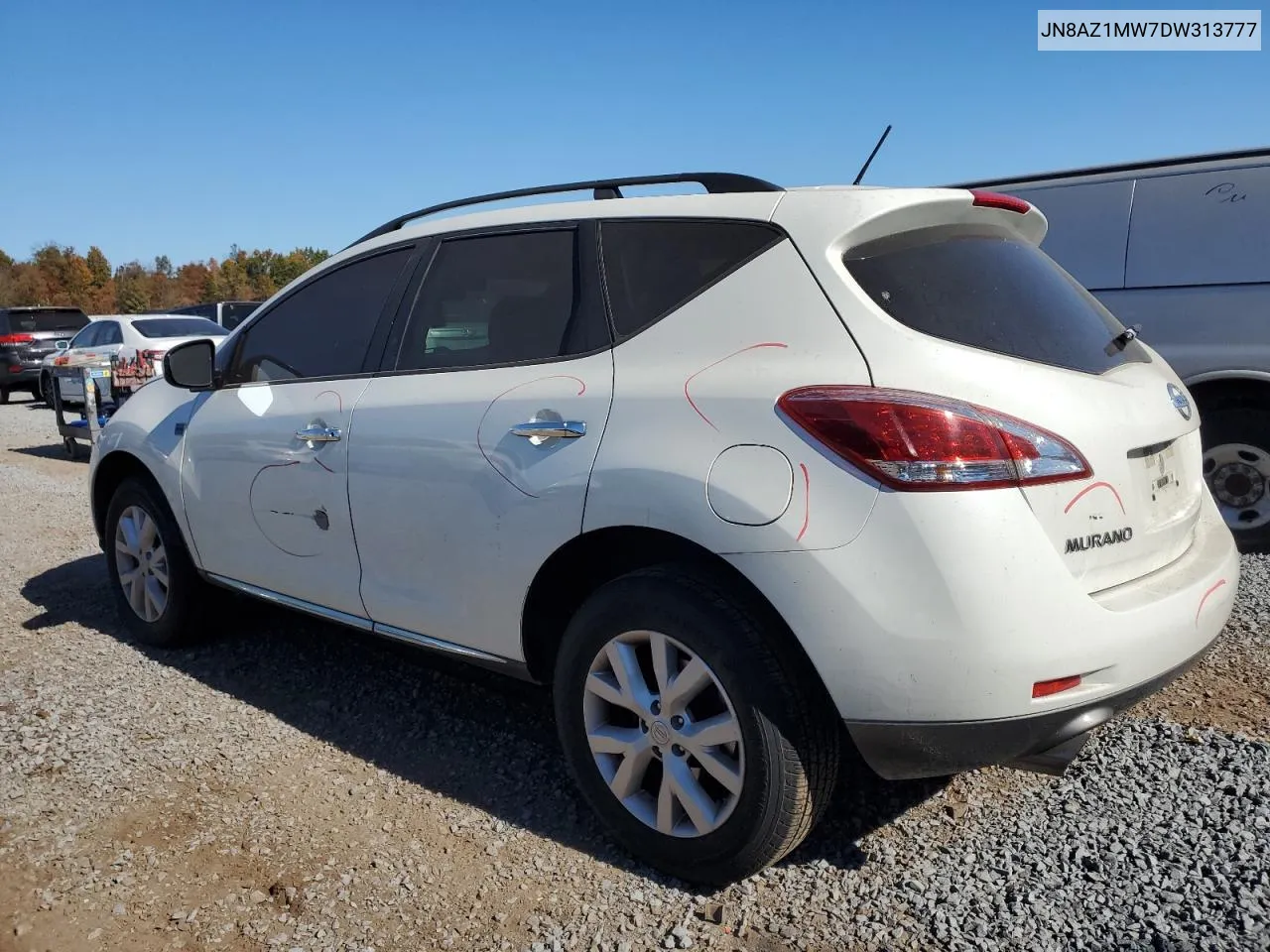 2013 Nissan Murano S VIN: JN8AZ1MW7DW313777 Lot: 76674384