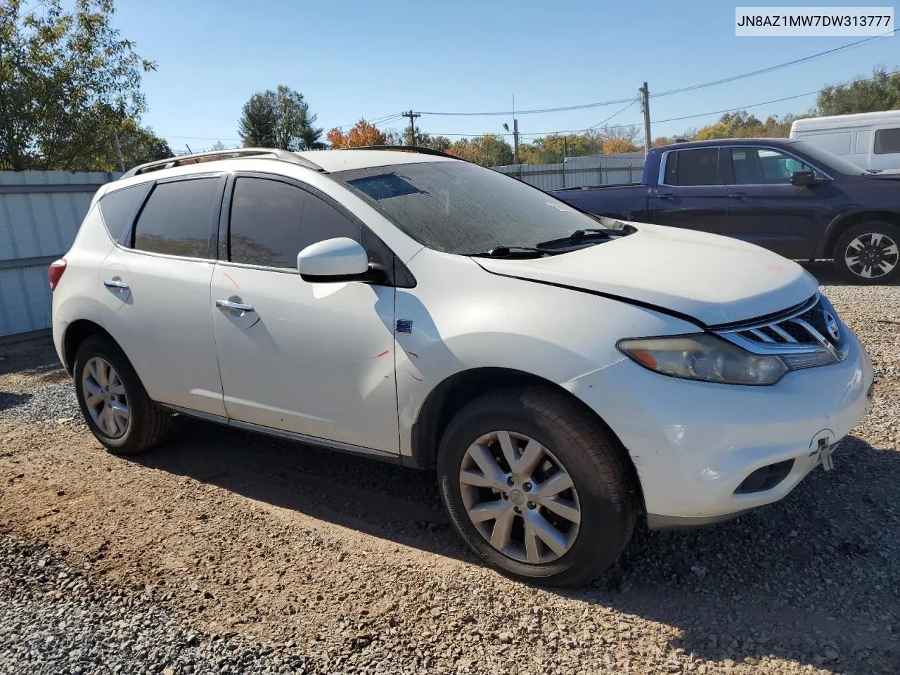 2013 Nissan Murano S VIN: JN8AZ1MW7DW313777 Lot: 76674384