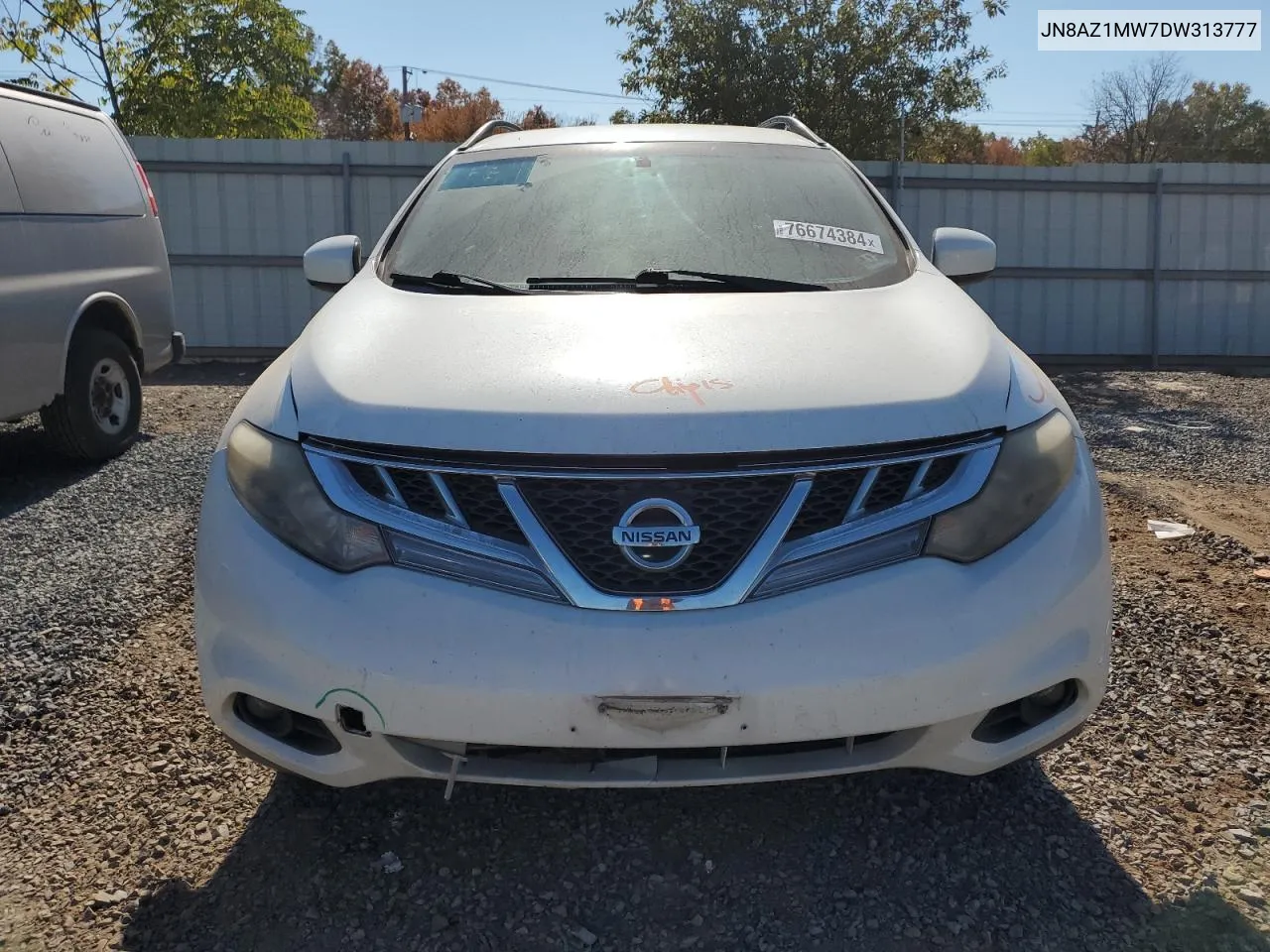 2013 Nissan Murano S VIN: JN8AZ1MW7DW313777 Lot: 76674384