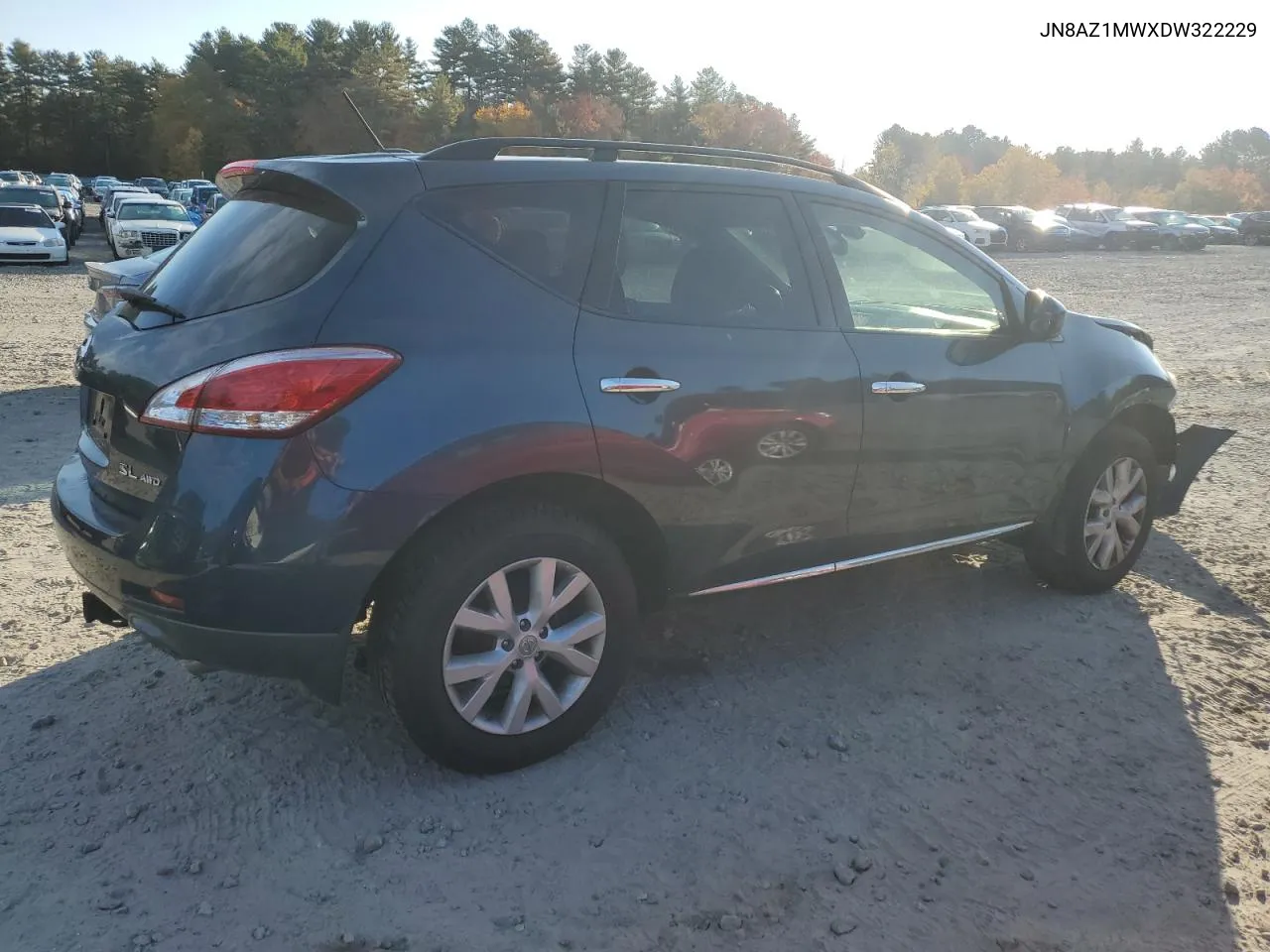 2013 Nissan Murano S VIN: JN8AZ1MWXDW322229 Lot: 76913804