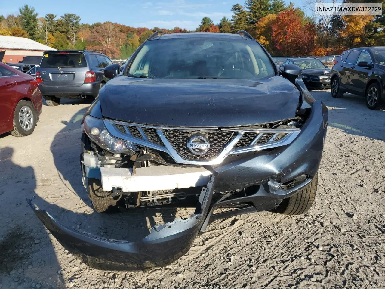 2013 Nissan Murano S VIN: JN8AZ1MWXDW322229 Lot: 76913804