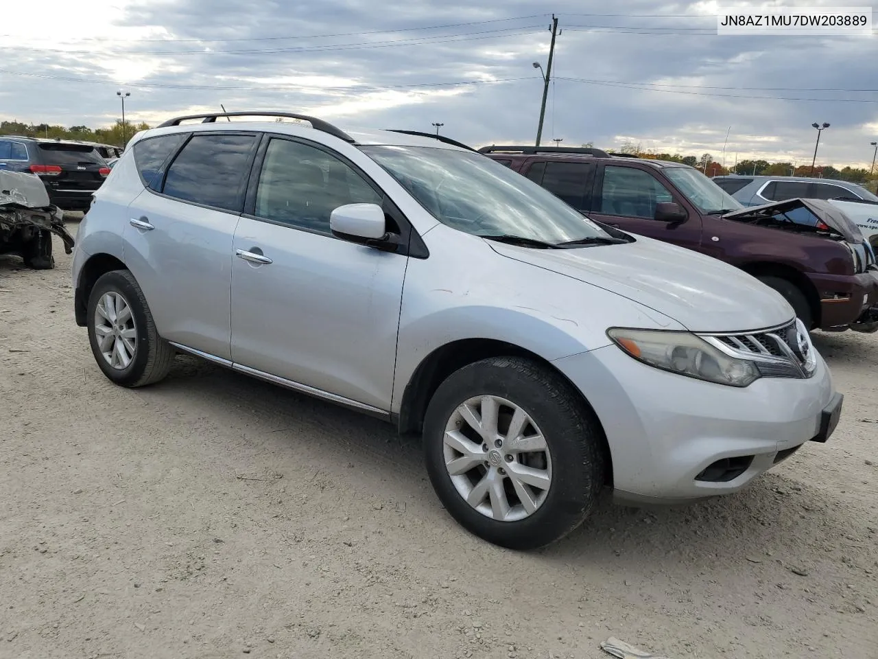 2013 Nissan Murano S VIN: JN8AZ1MU7DW203889 Lot: 77118234