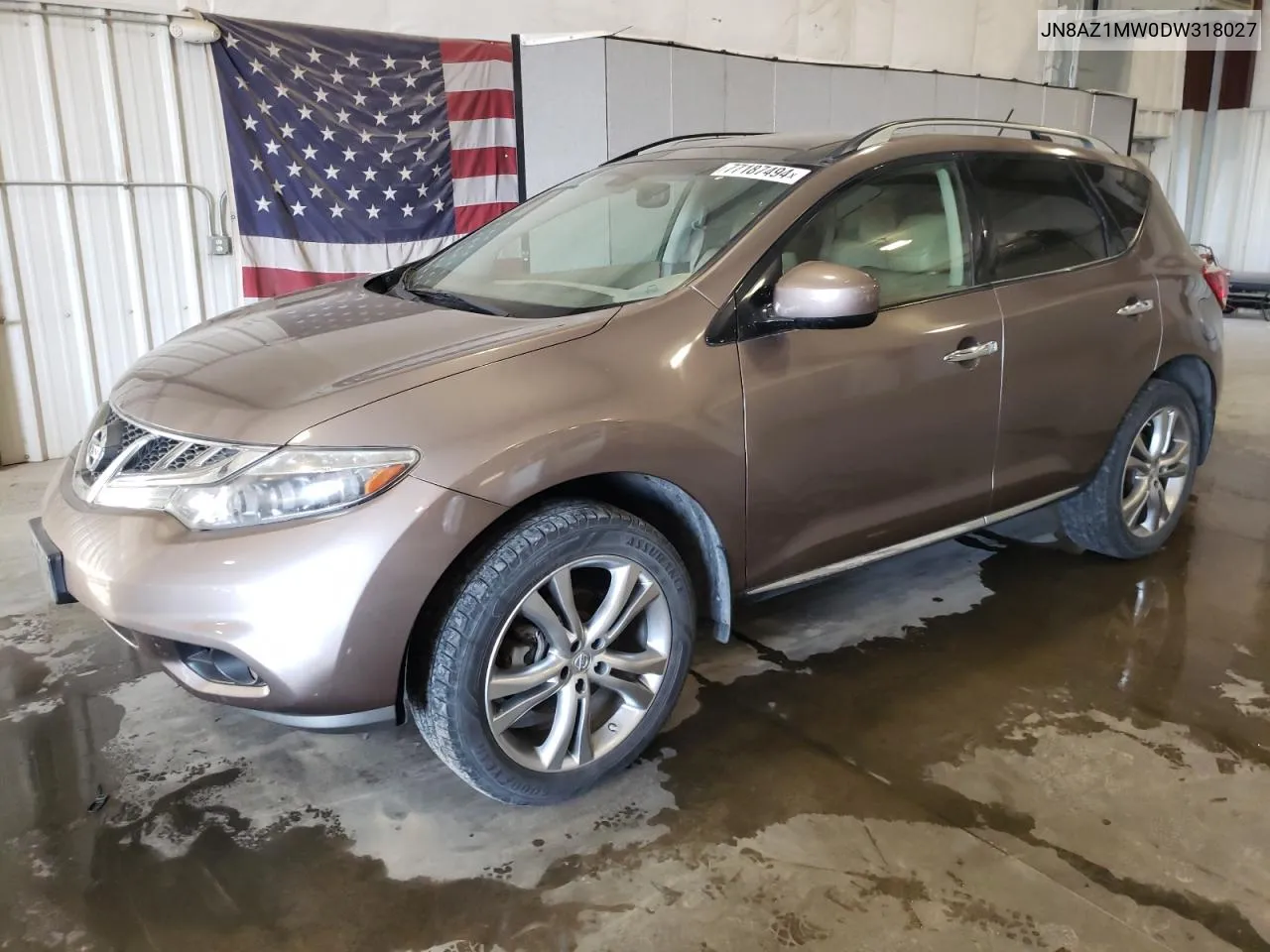 2013 Nissan Murano S VIN: JN8AZ1MW0DW318027 Lot: 77187494