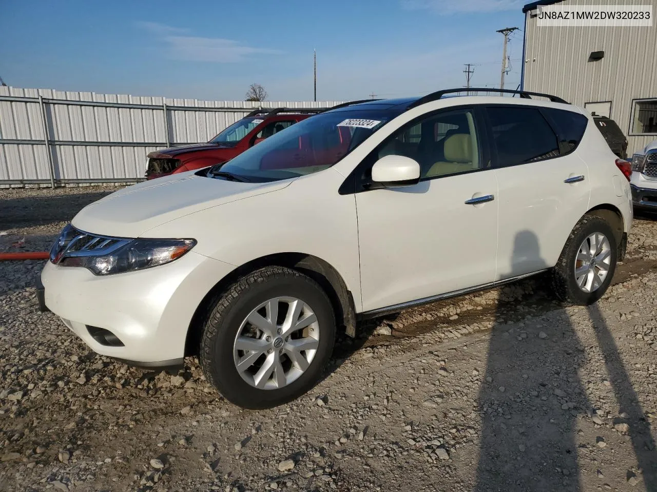 2013 Nissan Murano S VIN: JN8AZ1MW2DW320233 Lot: 78223324