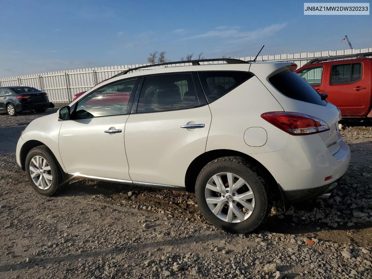 2013 Nissan Murano S VIN: JN8AZ1MW2DW320233 Lot: 78223324