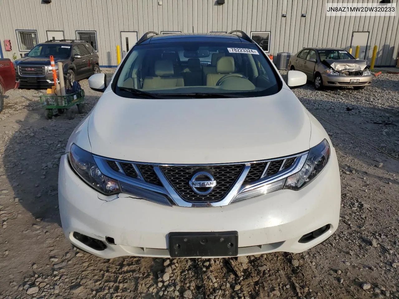 2013 Nissan Murano S VIN: JN8AZ1MW2DW320233 Lot: 78223324