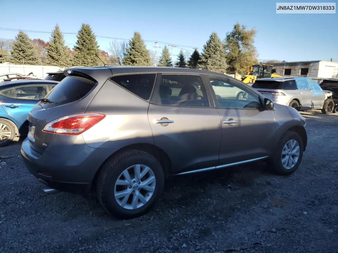 2013 Nissan Murano S VIN: JN8AZ1MW7DW318333 Lot: 78894434