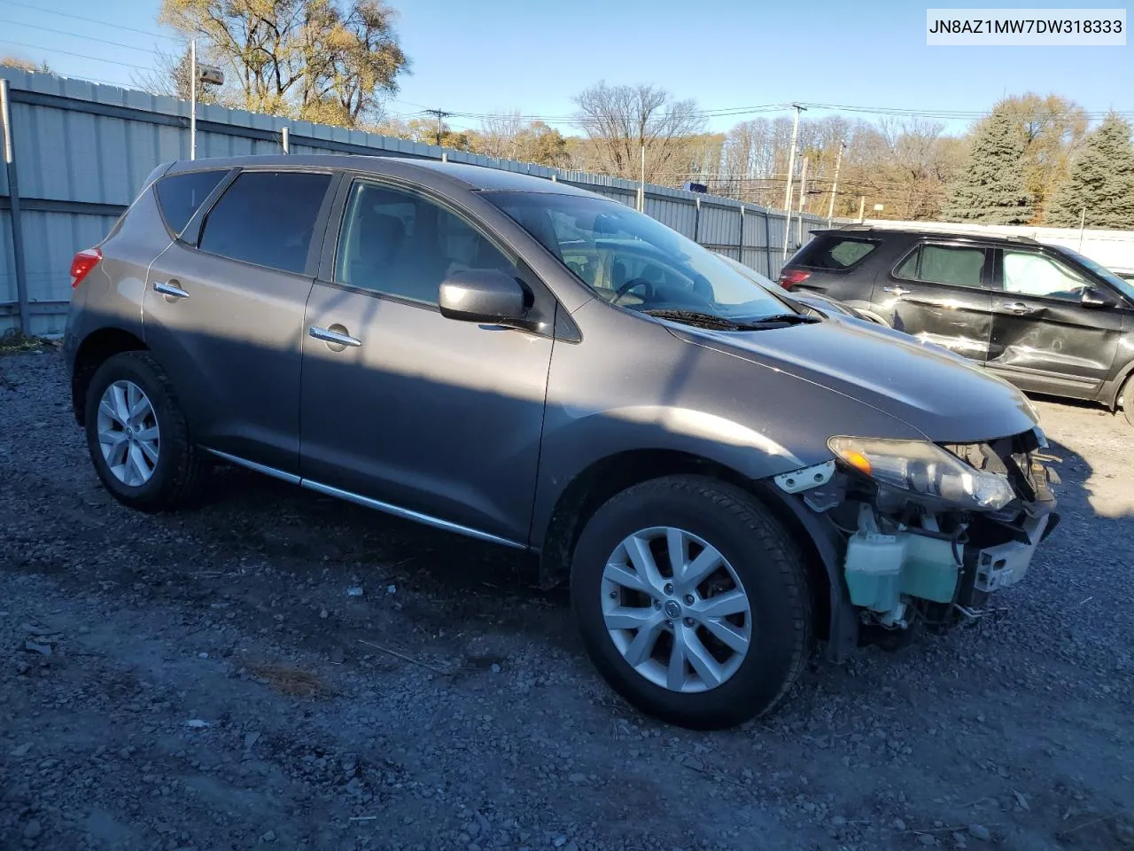 2013 Nissan Murano S VIN: JN8AZ1MW7DW318333 Lot: 78894434