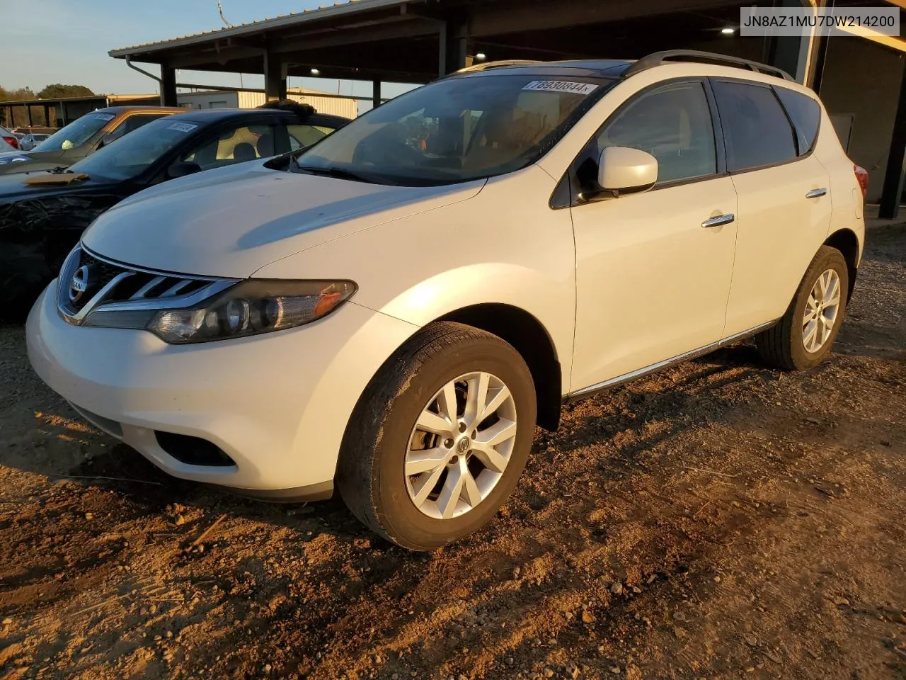 2013 Nissan Murano S VIN: JN8AZ1MU7DW214200 Lot: 78930844