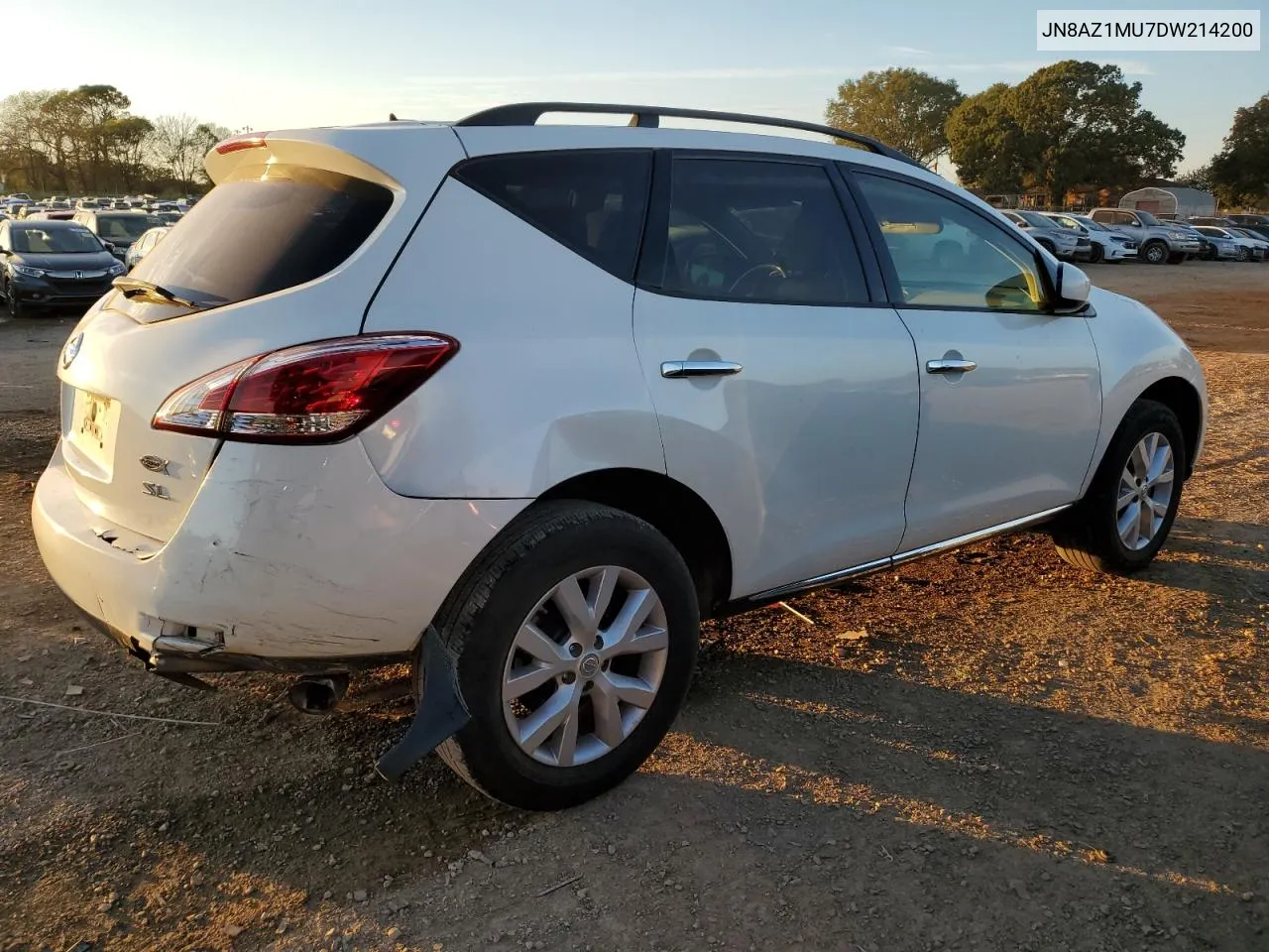 2013 Nissan Murano S VIN: JN8AZ1MU7DW214200 Lot: 78930844