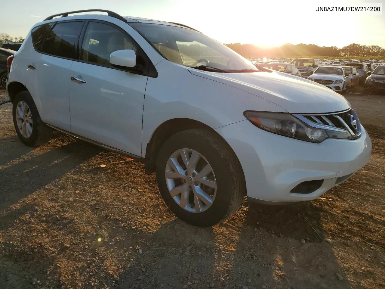 2013 Nissan Murano S VIN: JN8AZ1MU7DW214200 Lot: 78930844