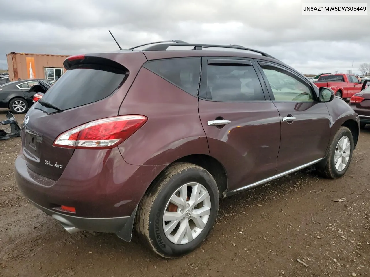 2013 Nissan Murano S VIN: JN8AZ1MW5DW305449 Lot: 79082534