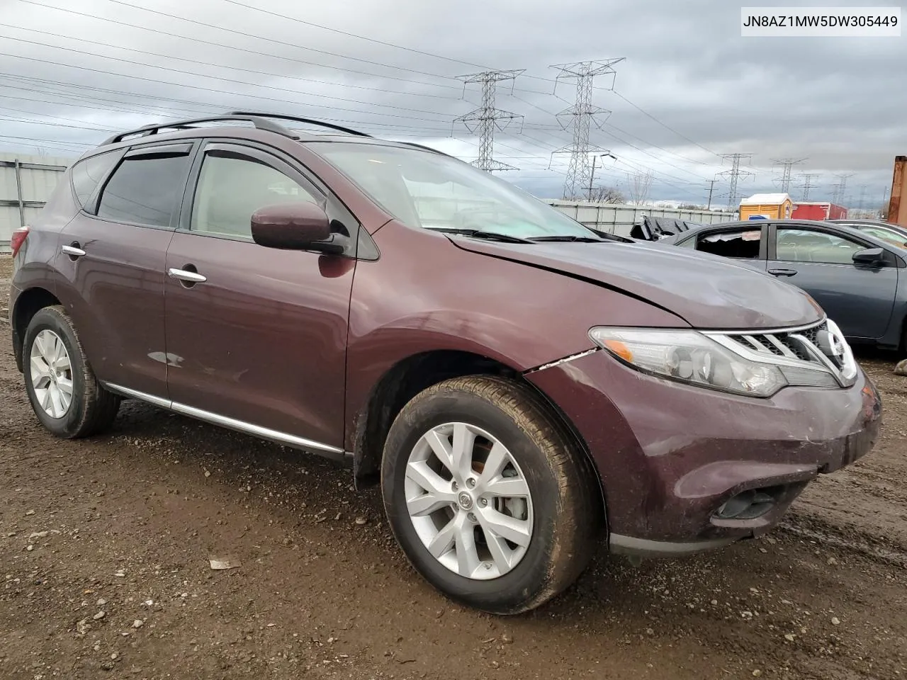 2013 Nissan Murano S VIN: JN8AZ1MW5DW305449 Lot: 79082534