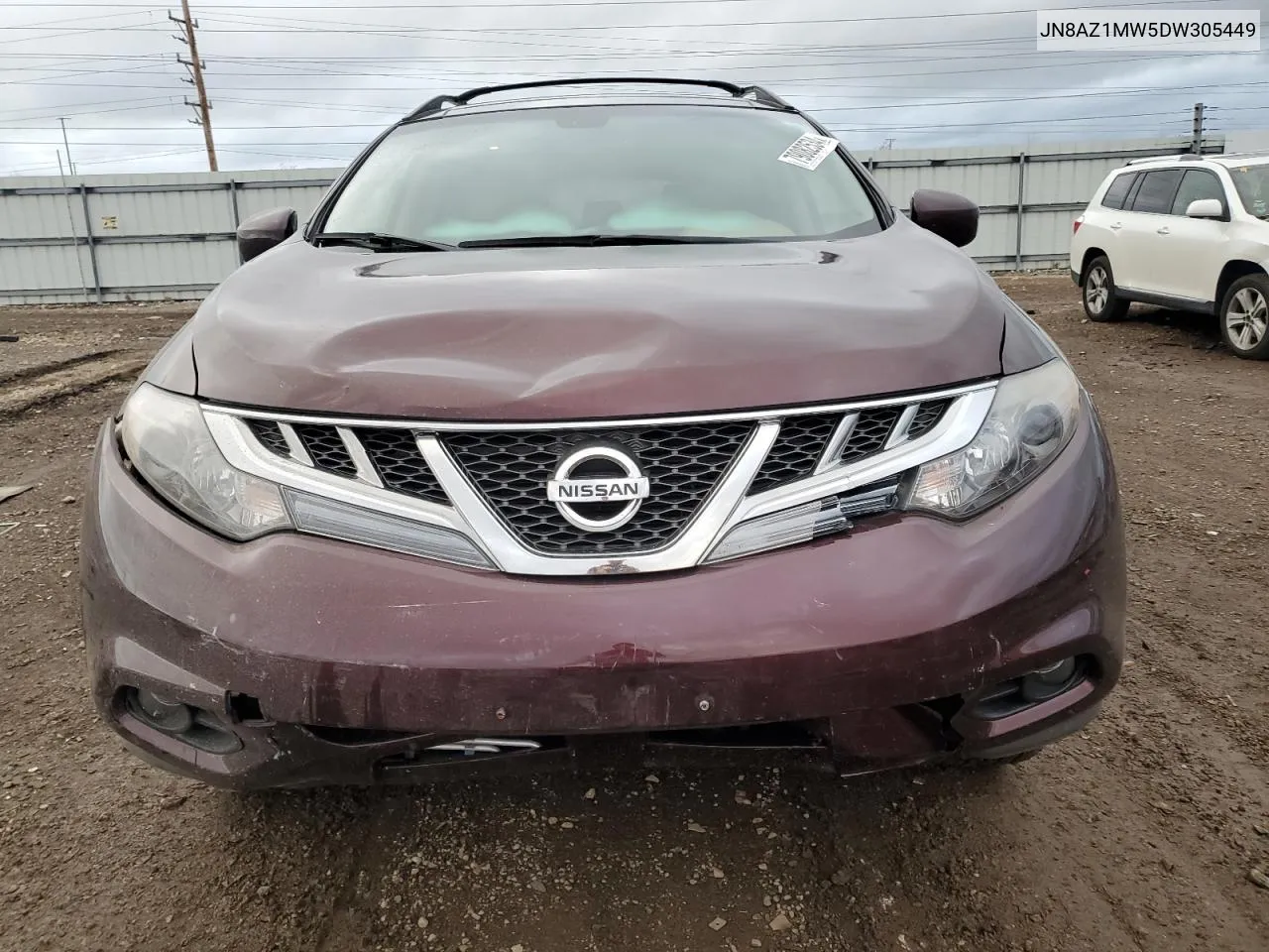 2013 Nissan Murano S VIN: JN8AZ1MW5DW305449 Lot: 79082534