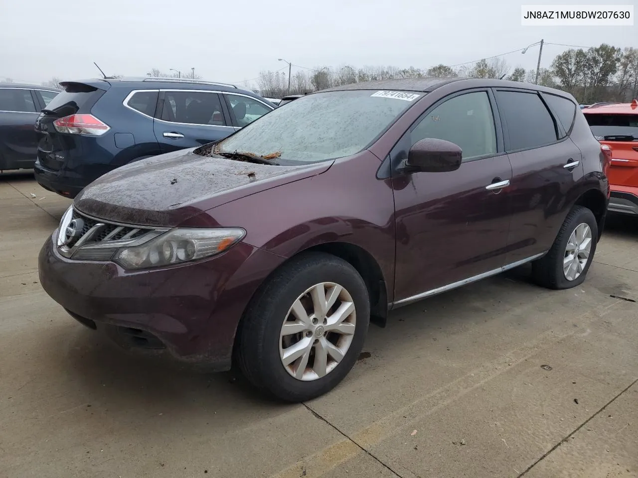 2013 Nissan Murano S VIN: JN8AZ1MU8DW207630 Lot: 79741654