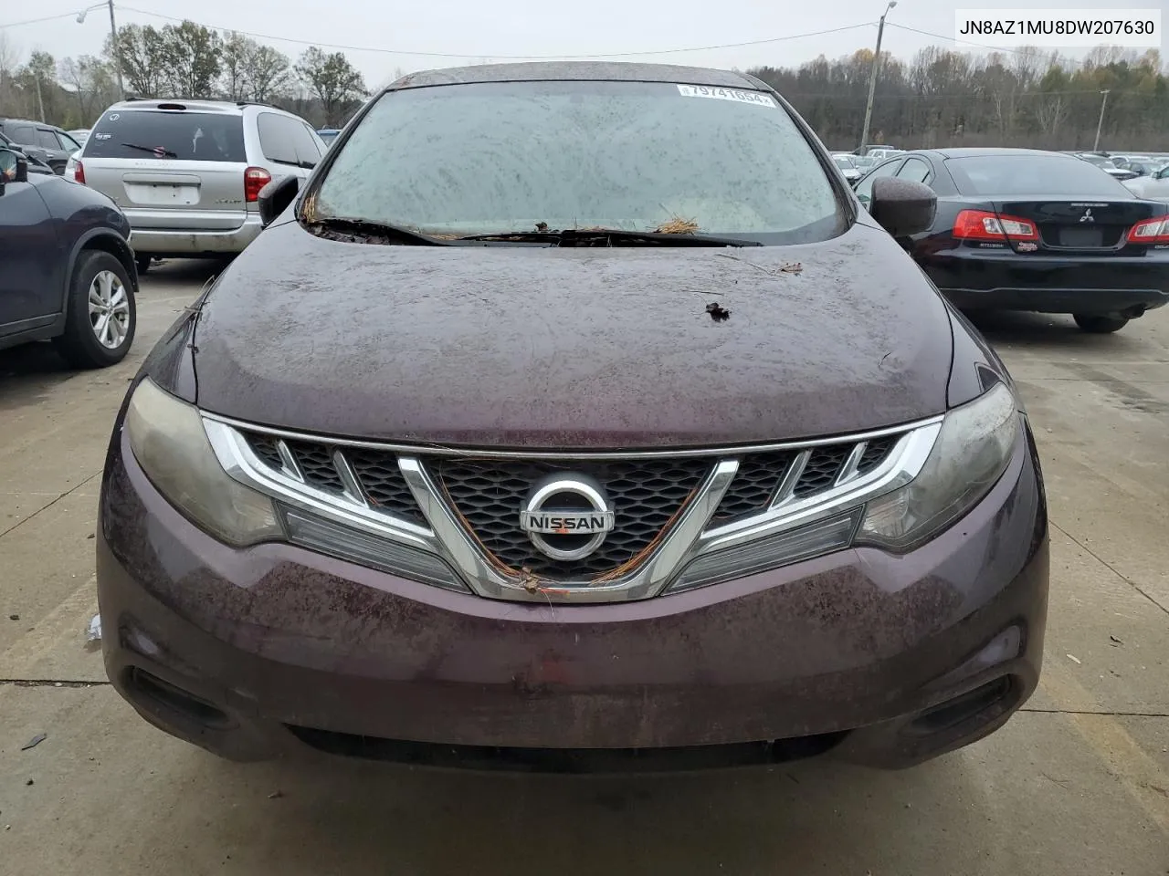 2013 Nissan Murano S VIN: JN8AZ1MU8DW207630 Lot: 79741654