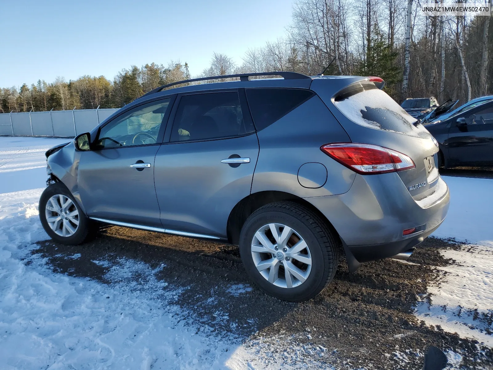 2014 Nissan Murano S VIN: JN8AZ1MW4EW502470 Lot: 45854874