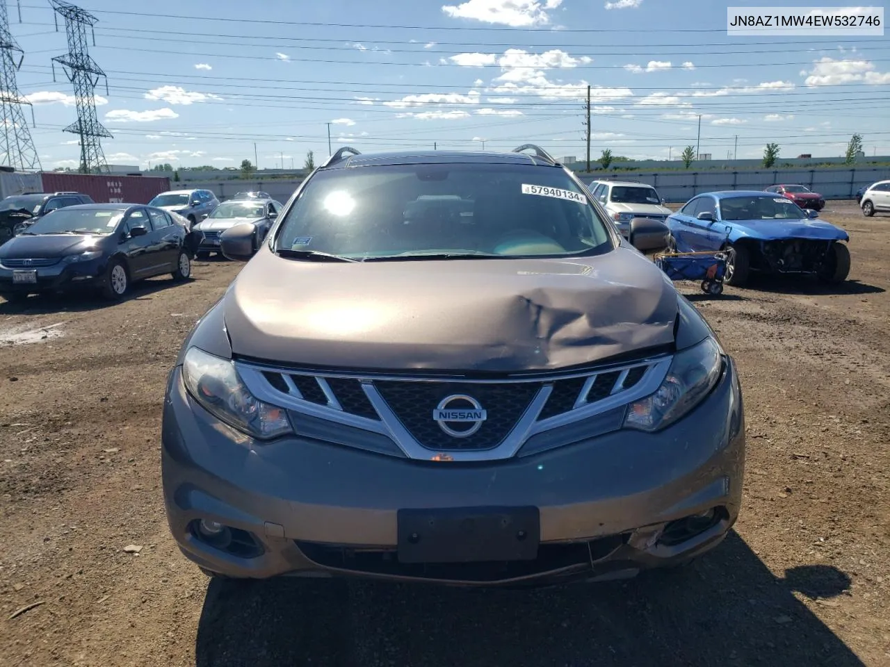 JN8AZ1MW4EW532746 2014 Nissan Murano S