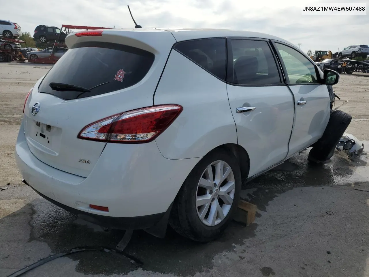 2014 Nissan Murano S VIN: JN8AZ1MW4EW507488 Lot: 61226934