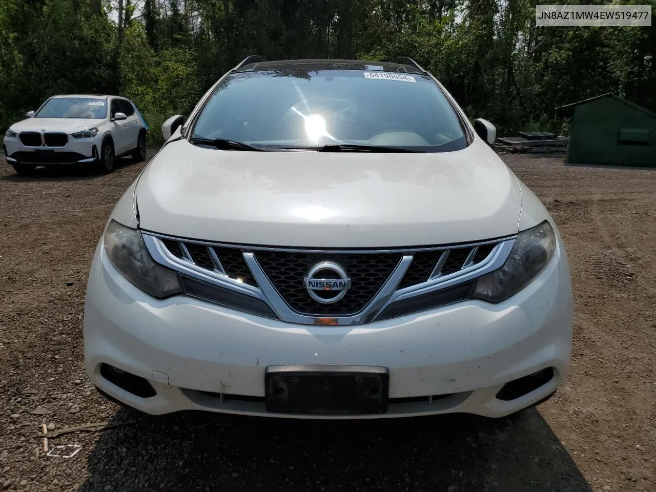 2014 Nissan Murano S VIN: JN8AZ1MW4EW519477 Lot: 64190654