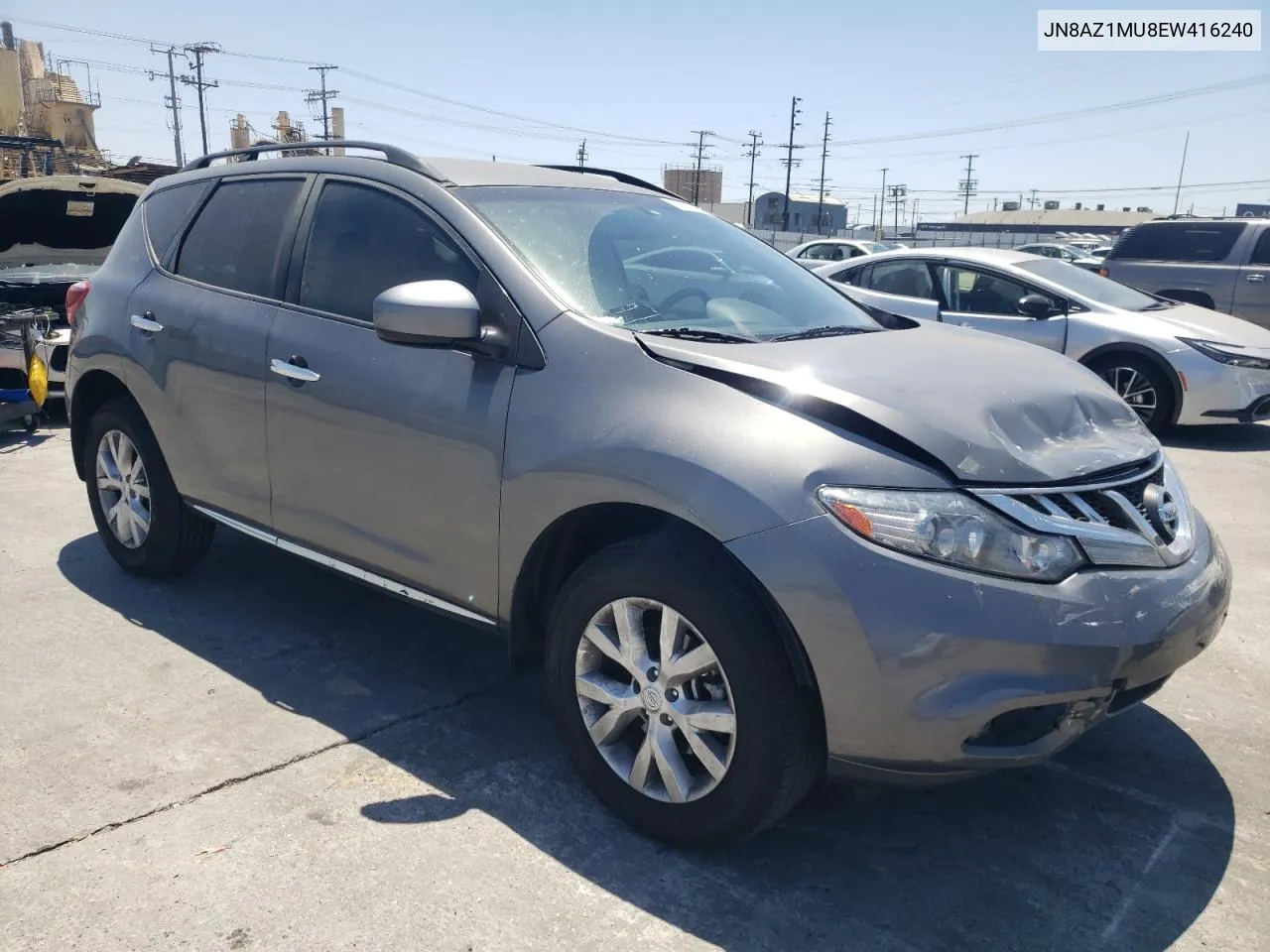 2014 Nissan Murano S VIN: JN8AZ1MU8EW416240 Lot: 65238514