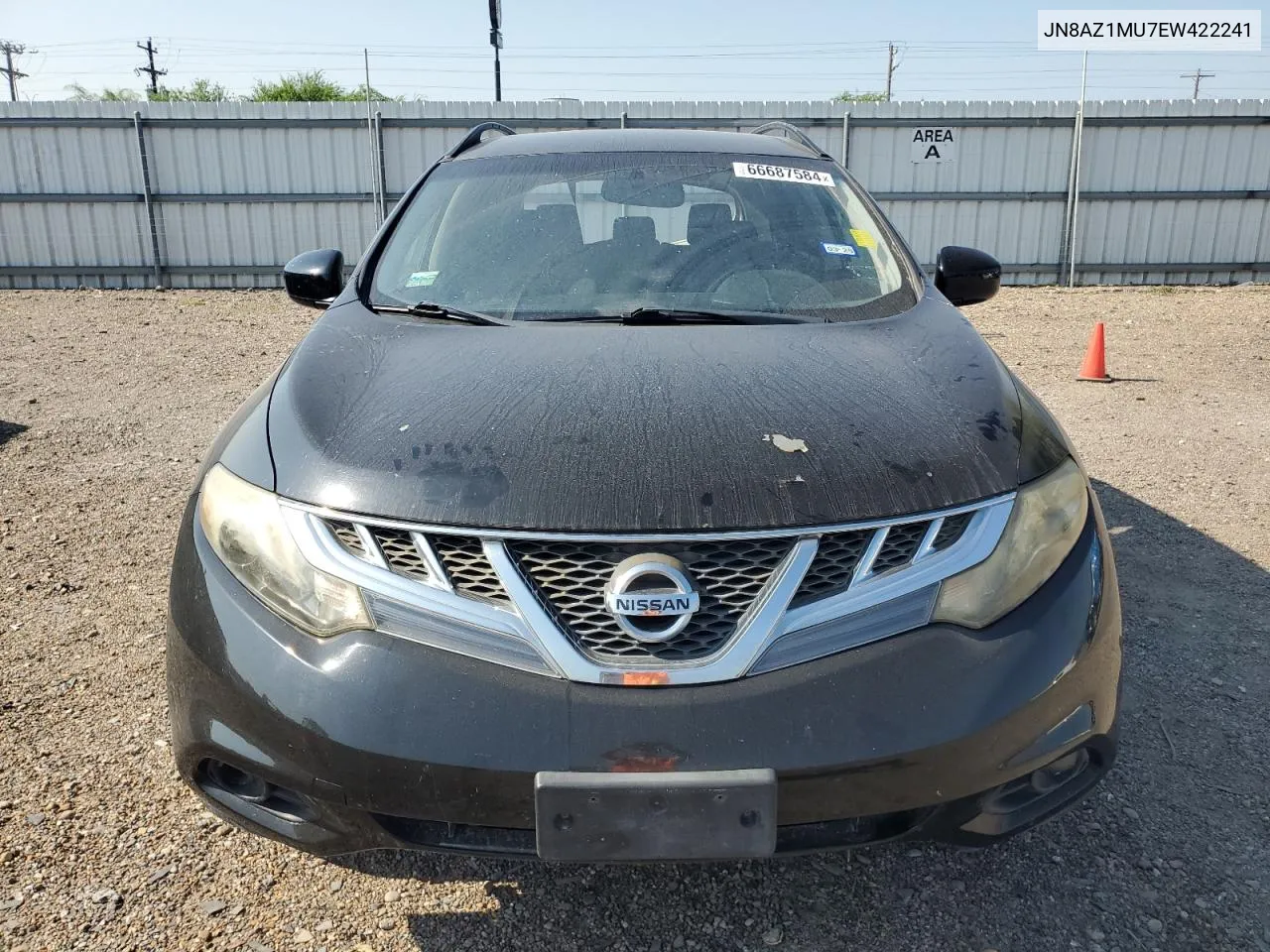 2014 Nissan Murano S VIN: JN8AZ1MU7EW422241 Lot: 66687584