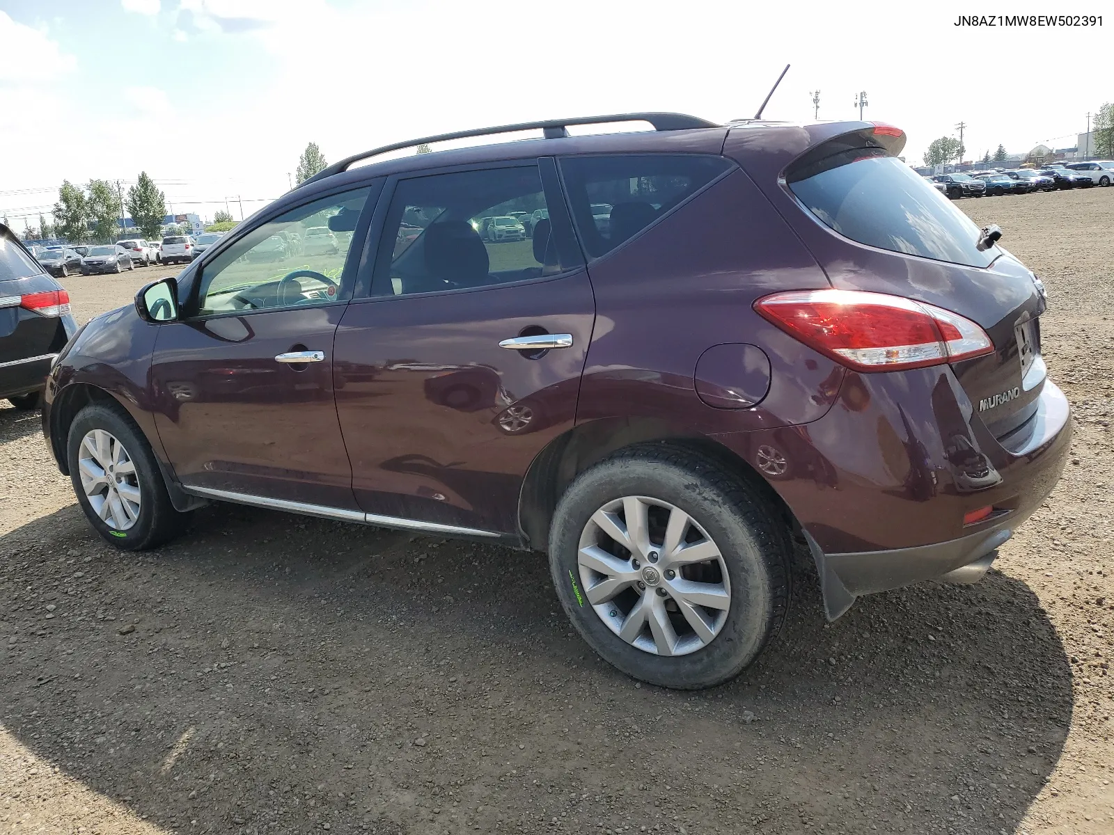 2014 Nissan Murano S VIN: JN8AZ1MW8EW502391 Lot: 66810204