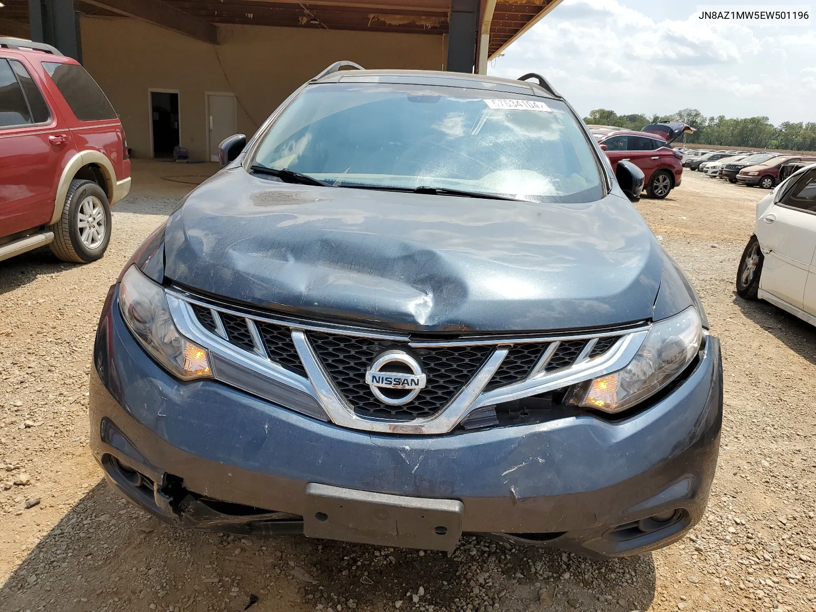 2014 Nissan Murano S VIN: JN8AZ1MW5EW501196 Lot: 67634104