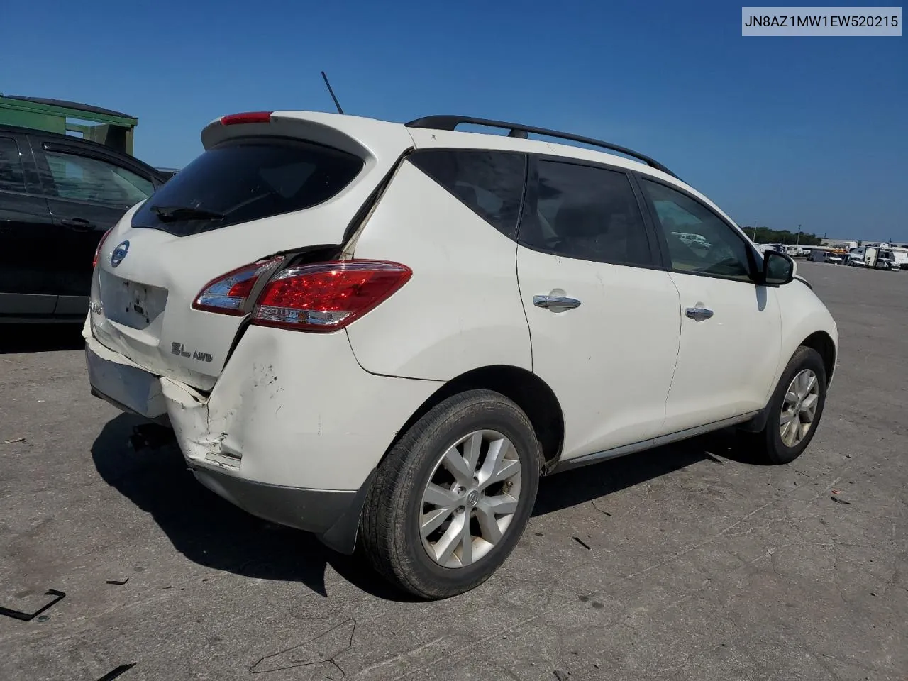 2014 Nissan Murano S VIN: JN8AZ1MW1EW520215 Lot: 68374184