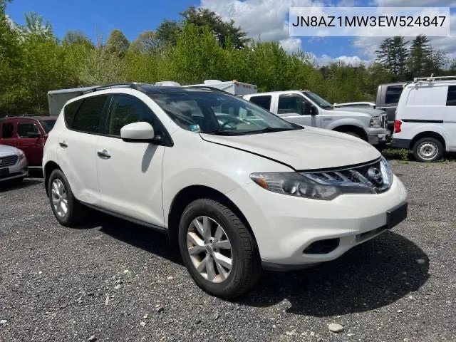 JN8AZ1MW3EW524847 2014 Nissan Murano S