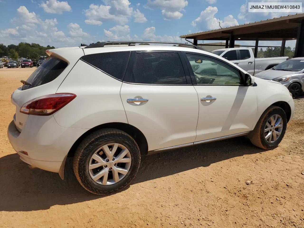 2014 Nissan Murano S VIN: JN8AZ1MU8EW410843 Lot: 69101434