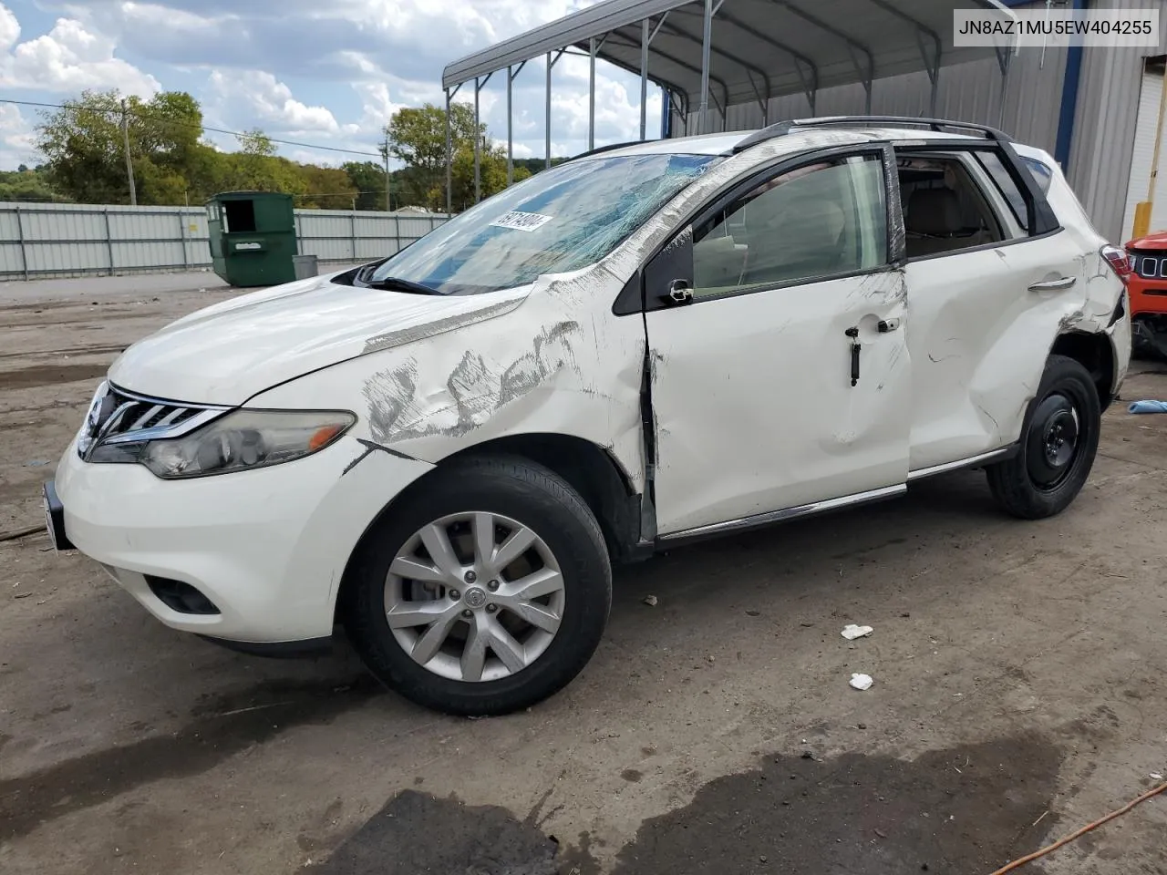 JN8AZ1MU5EW404255 2014 Nissan Murano S