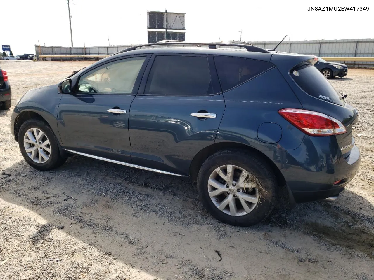 2014 Nissan Murano S VIN: JN8AZ1MU2EW417349 Lot: 70176594