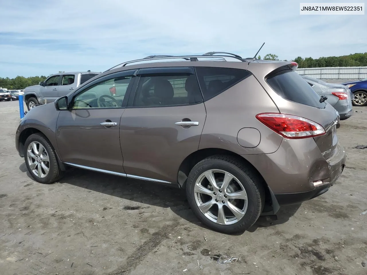 JN8AZ1MW8EW522351 2014 Nissan Murano S