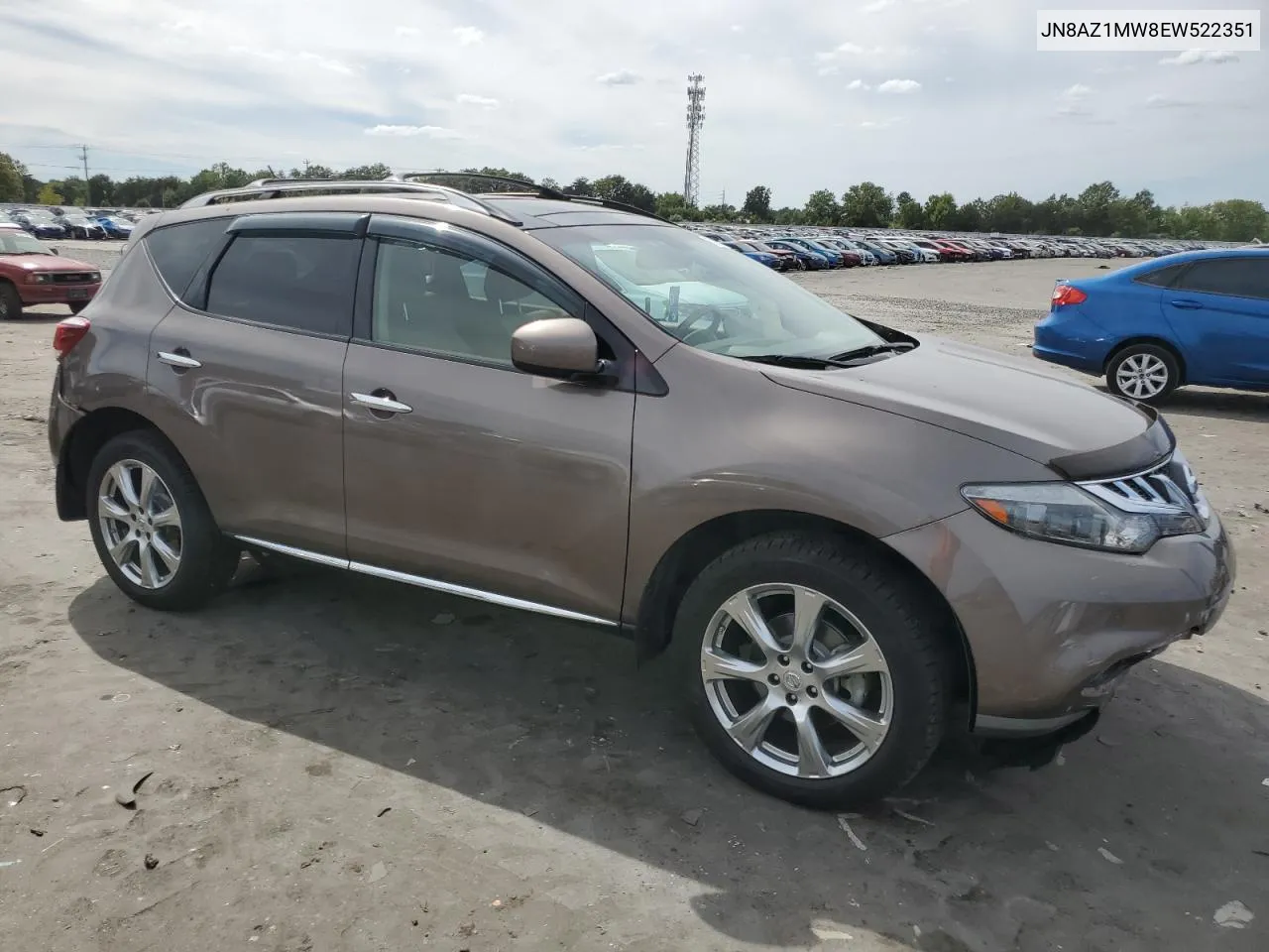 2014 Nissan Murano S VIN: JN8AZ1MW8EW522351 Lot: 70179194