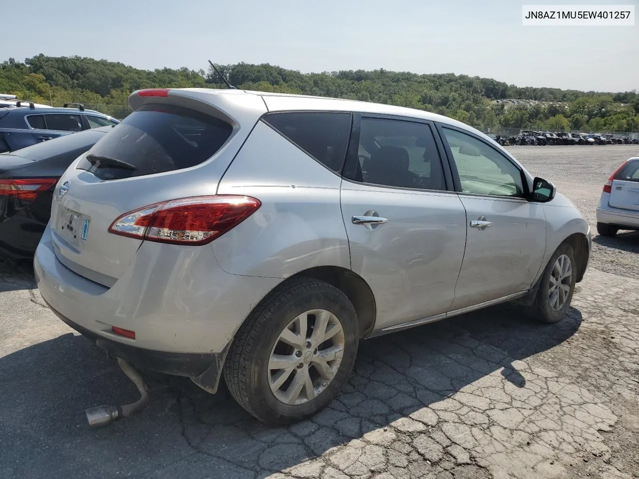 2014 Nissan Murano S VIN: JN8AZ1MU5EW401257 Lot: 70465724