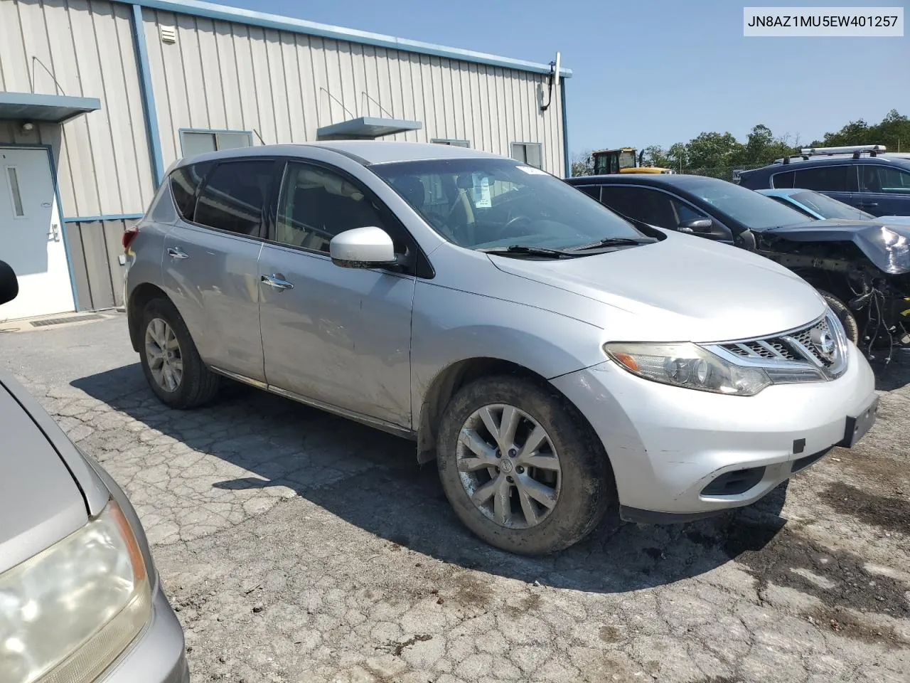 2014 Nissan Murano S VIN: JN8AZ1MU5EW401257 Lot: 70465724