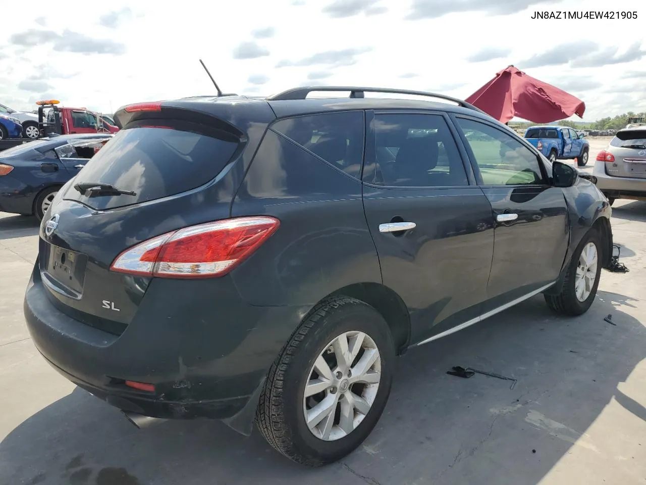 2014 Nissan Murano S VIN: JN8AZ1MU4EW421905 Lot: 70719114