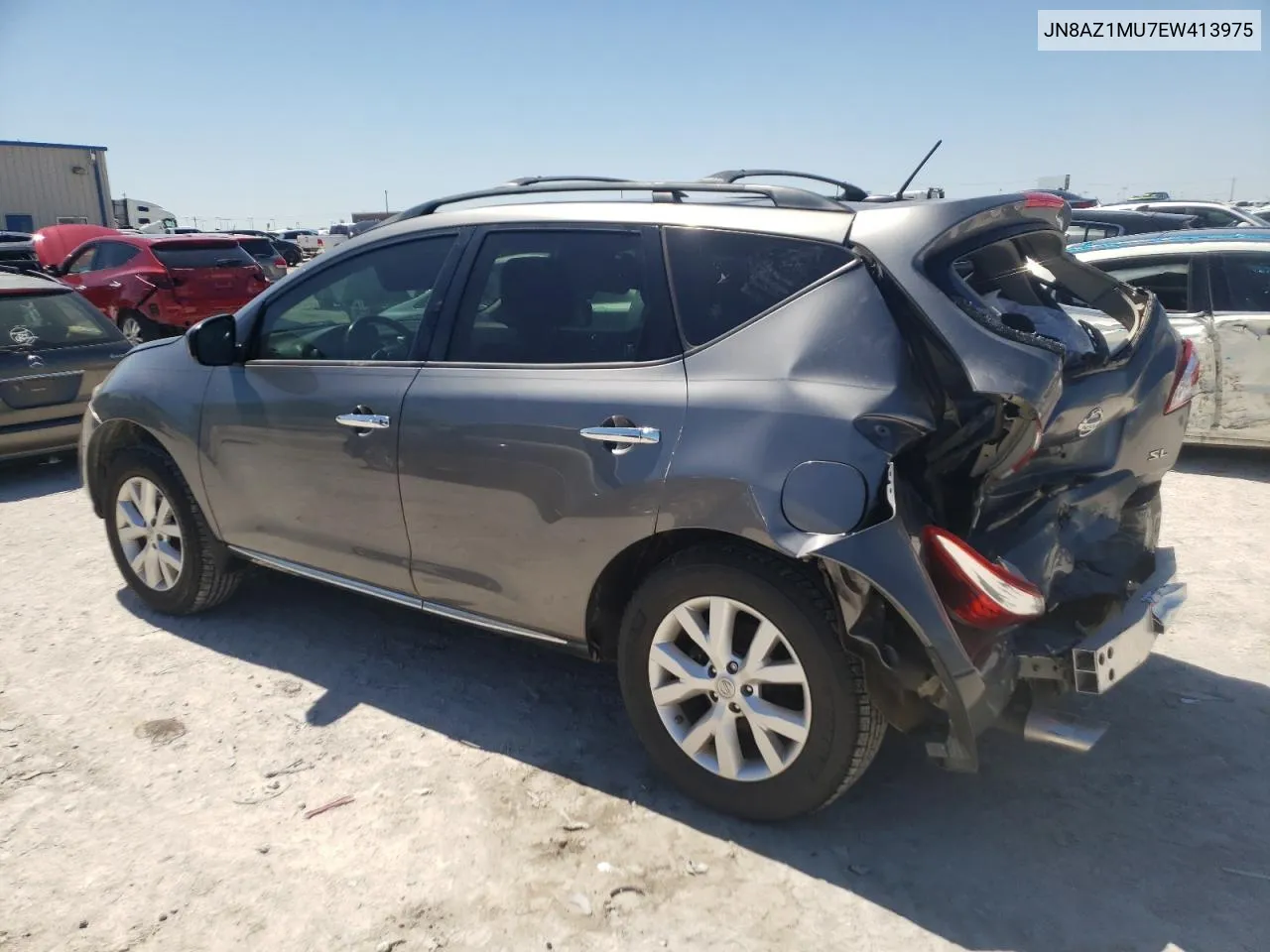 2014 Nissan Murano S VIN: JN8AZ1MU7EW413975 Lot: 72418924