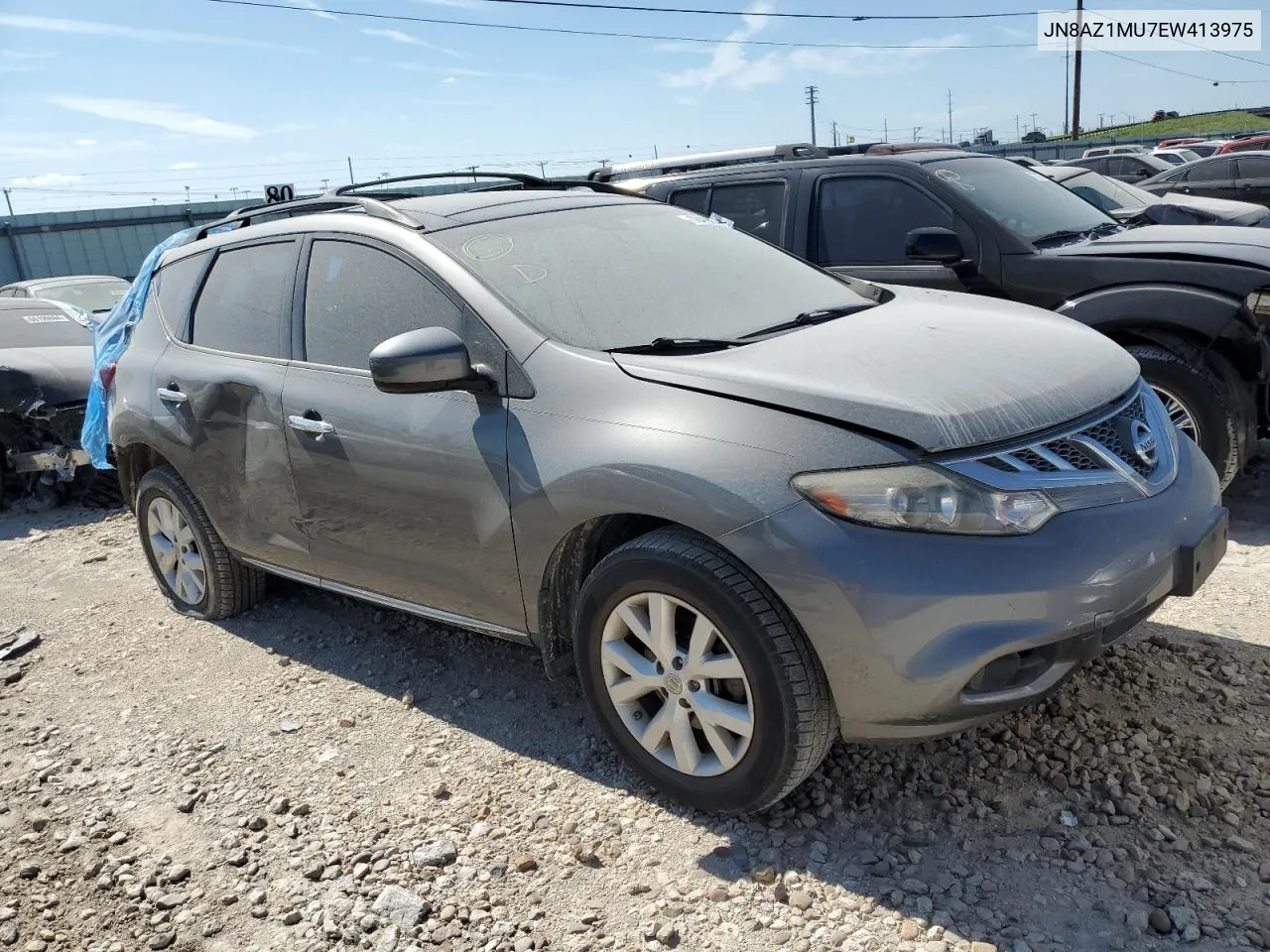 2014 Nissan Murano S VIN: JN8AZ1MU7EW413975 Lot: 72418924