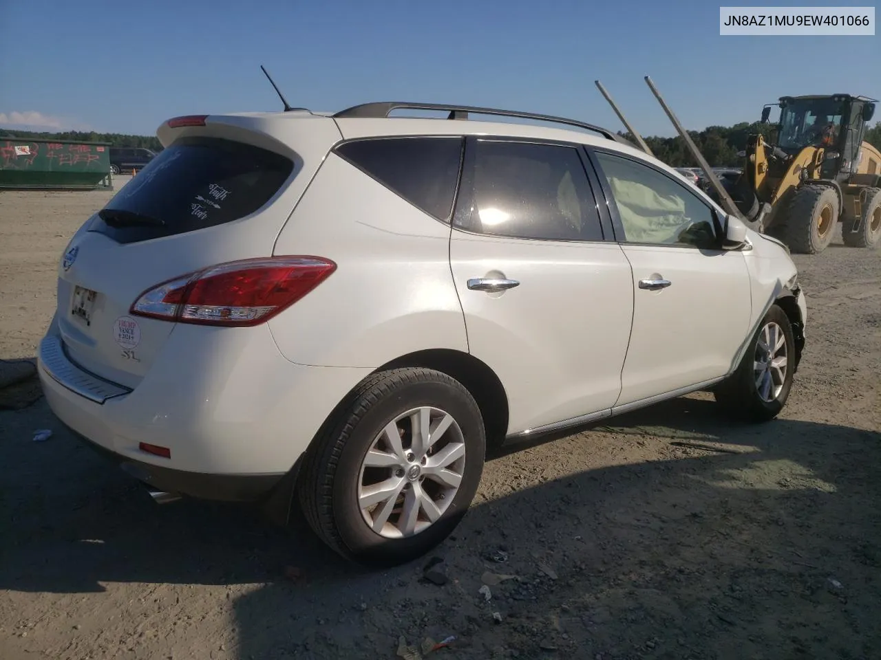 JN8AZ1MU9EW401066 2014 Nissan Murano S