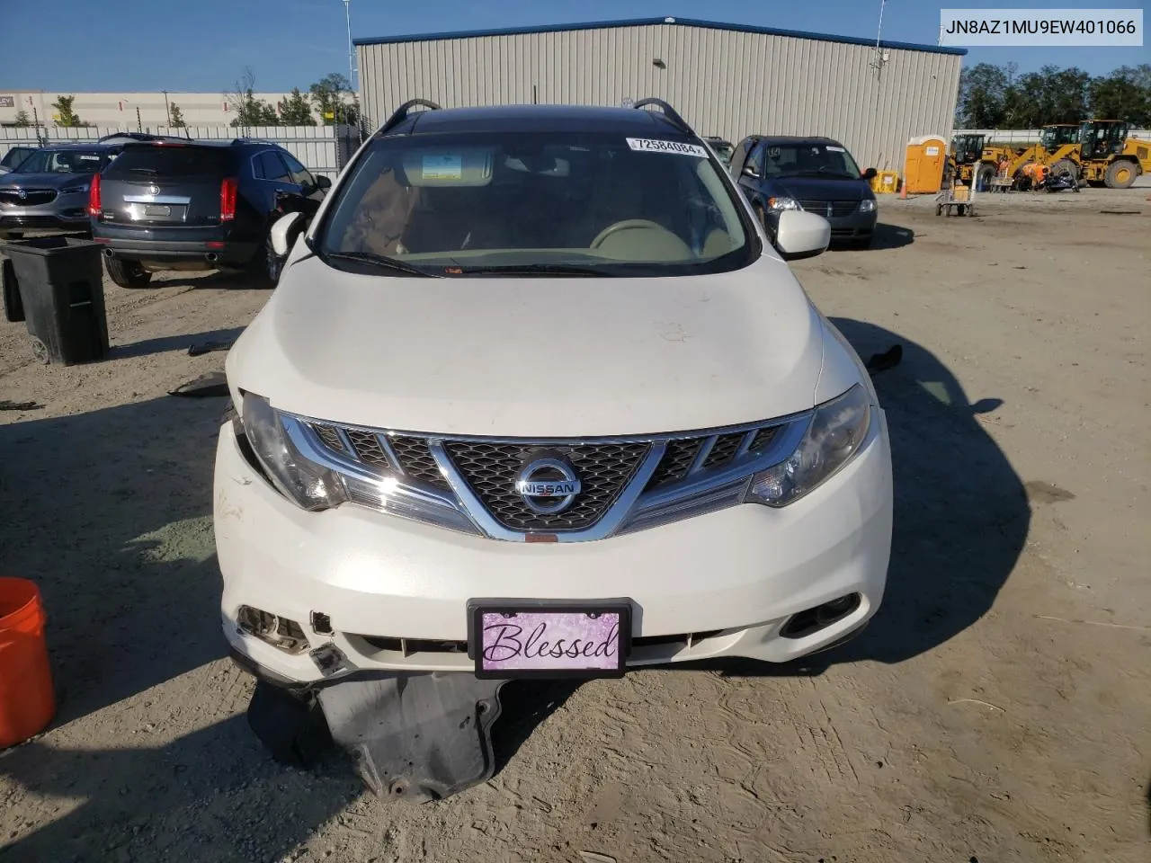 2014 Nissan Murano S VIN: JN8AZ1MU9EW401066 Lot: 72584084