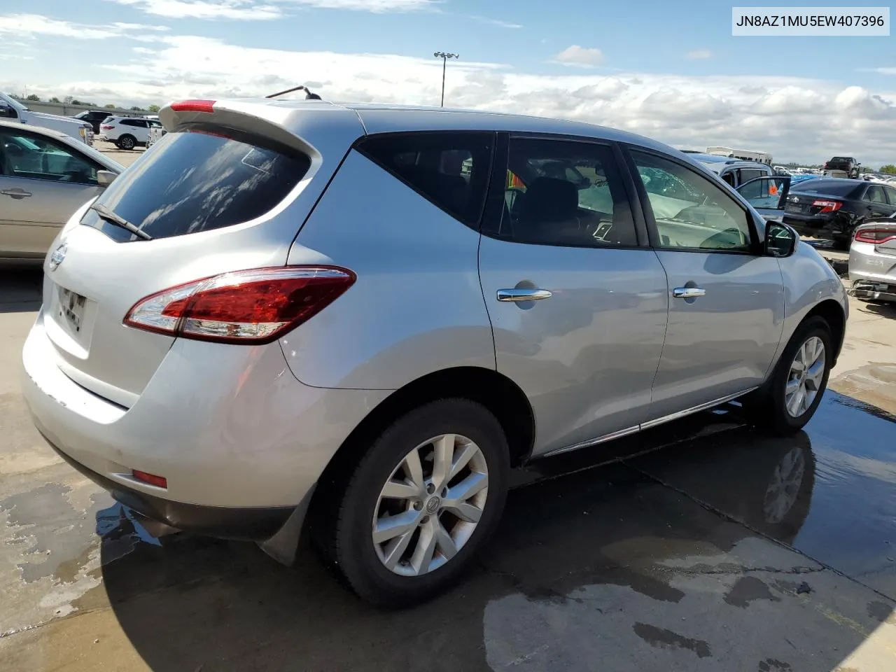 2014 Nissan Murano S VIN: JN8AZ1MU5EW407396 Lot: 72811684