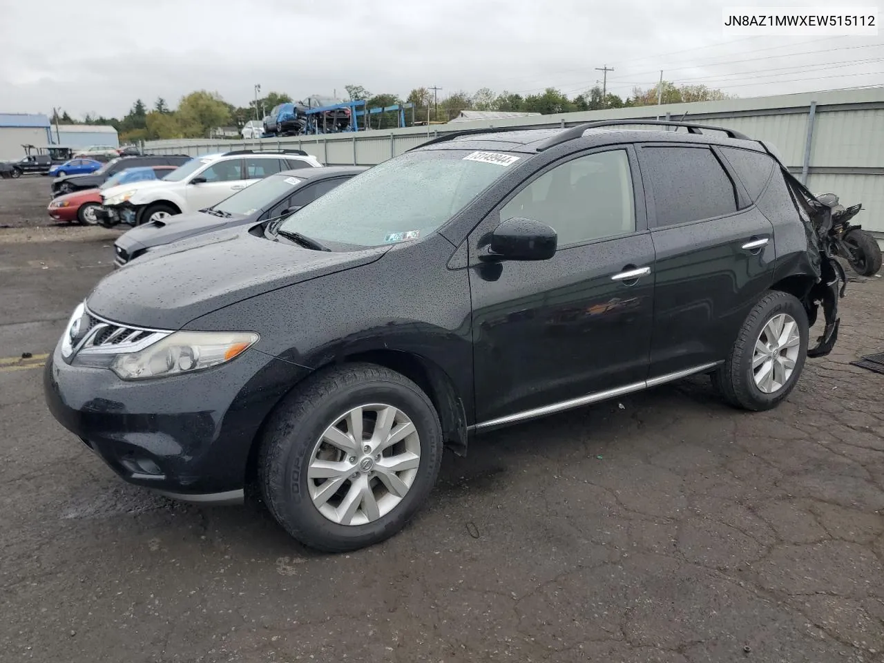 JN8AZ1MWXEW515112 2014 Nissan Murano S