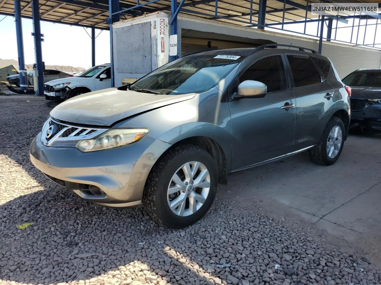 JN8AZ1MW4EW511668 2014 Nissan Murano S